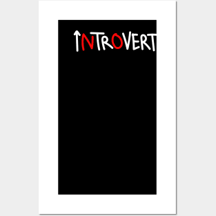 NO introvert Posters and Art